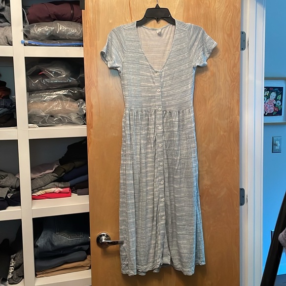 Kate Quinn bamboo women’s button down v neck dress XS - Picture 2 of 7